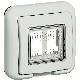 COPERCHIO IP55 2 POSTI GRIGIO IDROBOX MATIX - BTICINO 25602 product photo Photo 02 2XS