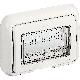 COPERCHIO IDROBOX 3 POSTI PER TICINO MATIX IP55 BIANCO - BTICINO 25603B product photo Photo 07 2XS