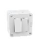 SCATOLA IP40 + INTERRUTTORE 2 MODULI WHITE MATIXGO - BTICINO 28402W1 product photo Photo 02 2XS