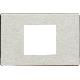 PLACCA 2 POSTI CENTRATI ALLUMINIO MAGIC TT - BTICINO 503/23A/AL product photo Photo 02 2XS