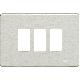 PLACCA 3 POSTI ALLUMINIO OXIDAL MAGIC - BTICINO 503/3/X product photo Photo 02 2XS