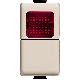 PULSANTE 1P NO 250V AC 10A COLORE AVORIO E PORTALAMPADA DI SEGNALAZIONE 24V 1,5W SPIA ROSSA - BTICINO A5057R product photo Photo 02 2XS