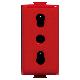 MATIX - PRESA STD ITA 10/16A ROSSA ANTIBATT - BTICINO A5180RAB - BTICINO A5180RAB product photo Photo 01 2XS