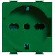 PRESA SCHUKO E BIPASSO VERDE MATIX MAGIC - BTICINO A5440X16V product photo Photo 02 2XS