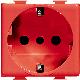 MAGIC.TT-PRESA UNEL 2P+T 16A CONT.LATER.ROSSO - BTICINO A5440/3R - BTICINO A5440/3R - BTICINO A5440/3R product photo Photo 02 2XS
