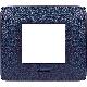 matix - placca 2 posti blu mercurio - BTICINO AM4802TBM product photo Photo 02 2XS