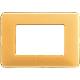 matix - placca 3 posti colors ambra - BTICINO AM4803CAB product photo Photo 02 2XS