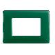 matix - placca 3 posti colors smeraldo - BTICINO AM4803CVS product photo Photo 02 2XS