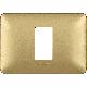 matix - placca modulo 503 1 posto gold - BTICINO AM4803M1MGL product photo Photo 02 2XS