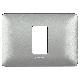 MATIX - PLACCA MODULO 503 1P SILVER - BTICINO AM4803M1MSL - BTICINO AM4803M1MSL product photo Photo 02 2XS