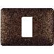 MATIX - PLACCA MODULO 503 1P MARRONE CAFFE - BTICINO AM4803M1TGG - BTICINO AM4803M1TGG product photo Photo 01 2XS