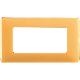 matix - placca 4 posti colors ambra - BTICINO AM4804CAB product photo Photo 02 2XS