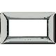 matix - placca 4 posti cromo lucido - BTICINO AM4804GCR product photo Photo 02 2XS