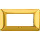 matix - placca 4 posti oro satinato - BTICINO AM4804GOS product photo Photo 02 2XS