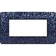 matix - placca 4 posti blu mercurio - BTICINO AM4804TBM product photo Photo 02 2XS