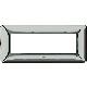 matix - placca 6 posti cromo lucido - BTICINO AM4806GCR product photo Photo 02 2XS