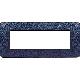 matix - placca 6 posti blu mercurio - BTICINO AM4806TBM product photo Photo 01 2XS
