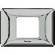 matix - placca 2 posti centrati cromo lucido - BTICINO AM4819GCR product photo Photo 02 2XS