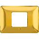 matix - placca 2 posti centrati oro satinato - BTICINO AM4819GOS product photo Photo 02 2XS