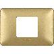 matix - placca 2 posti centrati gold - BTICINO AM4819MGL product photo Photo 01 2XS