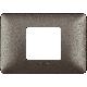 matix - placca 2 posti centrati iron - BTICINO AM4819MIR product photo Photo 01 2XS