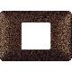 matix - placca 2 posti centrati marrone caffe - BTICINO AM4819TGG - BTICINO AM4819TGG product photo Photo 01 2XS