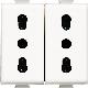 matix - presa 10/16A duplex - BTICINO AM5180/2 product photo Photo 02 2XS
