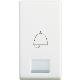 MATIX - COPRITASTO SIMBOLO CAMPANA - BTICINO AM5915BB - BTICINO AM5915BB product photo Photo 01 2XS