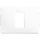 PLACCA MODULO 503 1P BIANCA LUNA - BTICINO C4803/1BN product photo Photo 02 2XS