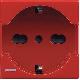 PRESA STANDARD TEDESCO/ITALIANO RED AXOLUTE - BTICINO H4140/16R product photo Photo 02 2XS