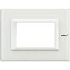 AXOLUTE - PLACCA 3P VETRO BIANCO - BTICINO HA4803VBB product photo Photo 02 2XS