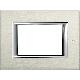 PLACCA 3P ALLUMINIO SPAZZOLATO AXOLUTE - BTICINO HA4803XC product photo Photo 02 2XS