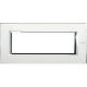 PLACCA RETTANGOLARE 6P SPECCHIO ACIDATO VETRO AXOLUTE - BTICINO HA4806VSA product photo Photo 02 2XS