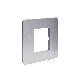 MatixGO - placca 2P aluminum - BTICINO JA4802EA product photo Photo 05 2XS