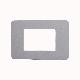 PLACCA 3 MODULI GREY GRIGIO SERIE MATIXGO - BTICINO JA4803JG product photo Photo 03 2XS