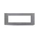 MATIXGO - PLACCA 7P ALUMINUM - BTICINO JA4807EA - BTICINO JA4807EA product photo Photo 03 2XS
