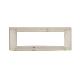 MATIXGO - PLACCA 7P IVORY - BTICINO JA4807TI - BTICINO JA4807TI product photo Photo 02 2XS