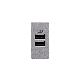 MatixGO - caricatore usb AA 1m grigio - BTICINO JG4191AA product photo Photo 03 2XS