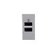 MatixGO - caricatore usb CC 1m grigio - BTICINO JG4191CC product photo Photo 03 2XS