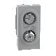 MATIXGO - PRESA TV-SAT DIRETTA 1M GRIGIO - BTICINO JG4214D - BTICINO JG4214D product photo Photo 01 2XS