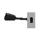 MATIXGO - CONNETTORE HDMI PRECONN GRIGIO - BTICINO JG4284P product photo Photo 03 2XS