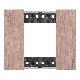 LIVING NOW PLACCA 2 POSTI RAME KA4802ZM - BTICINO KA4802ZM product photo Photo 02 2XS