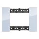 LIVING NOW PLACCA 3 POSTI SKY KA4803DA - BTICINO KA4803DA product photo Photo 01 2XS