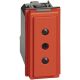LIVING NOW PRESA 2P+T 10A 250VAC ROSSA - BTICINO KR4113 product photo Photo 01 2XS