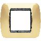 LIVING INT - PLACCA 2 POSTI ORO VERO - BTICINO L4802OR product photo Photo 02 2XS