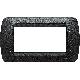 LIVING INT - PLACCA 4P GRAFITE NERO - BTICINO L4804GFN product photo Photo 01 2XS