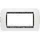 PLACCA 4 MODULI, BIANCO - BTICINO L4804PB product photo Photo 01 2XS