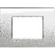 Placca Bticino Livinglight Argento Lunare 3 Posti Quadra Lna4803Gl - BTICINO LNA4803GL product photo Photo 02 2XS