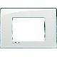 LIVING LIGHT - PLACCA 3P ACQUAMARINA LNA4803KA - BTICINO LNA4803KA product photo Photo 02 2XS