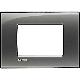 LIVING LIGHT PLACCA 3P FUMO DI LONDRA LNA4803KF - BTICINO LNA4803KF product photo Photo 01 2XS